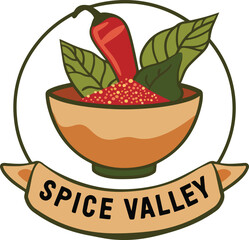 Spice Valley Logo Vector