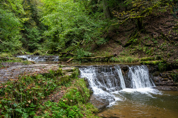 Löffingen, Deutschland, ein abenteuerliches Stück der 3-Schluchten-Tour
