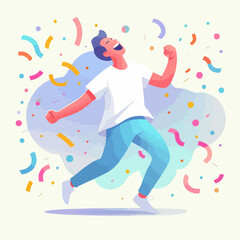 girl jumping in the air