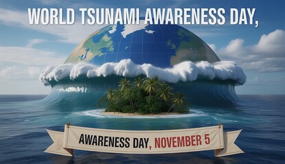 World tsunami awareness day november 5th commemorating global preparedness and resilience against devastating ocean waves