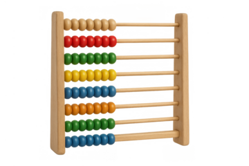 Wooden abacus teaching mathematics calculating tool for children