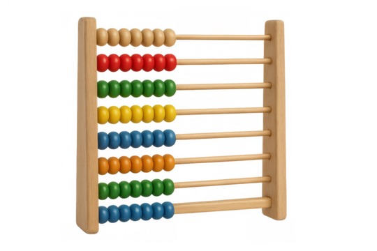 Wooden abacus teaching mathematics calculating tool for children