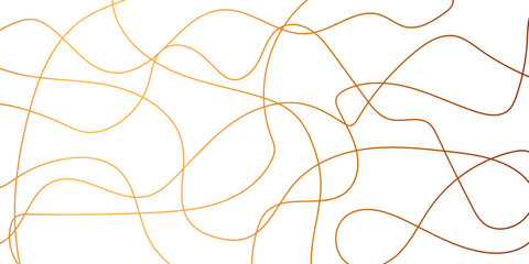 Fototapeta premium Random pattern colorful line stroke on a transparent background.Abstract luxury golden geometric random scribble lines shape background.Random chaotic lines abstract geometric pattern vector backgroun