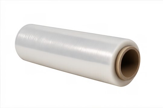 Plastic stretch wrap roll transparent packaging material
