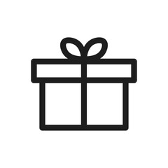 Gift box icons representing present, celebration, and reward concept used for festive occasions, loyalty programs, e-commerce promotions, and holiday greeting designs in digital marketing materials
