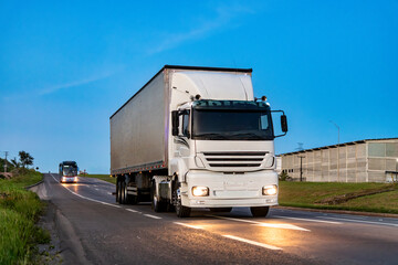 Cargo Truck on Highway – Freight Transportation and Logistics Industry