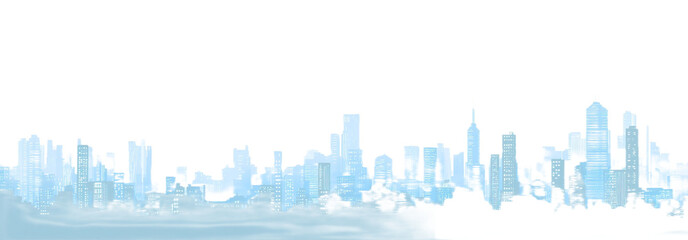 Fototapeta premium city landscape png 