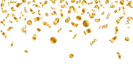 Gold Coin Shower in White 