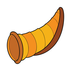 A bountiful cornucopia overflowing with autumn vegetables like pumpkins, squash, and gourds, celebrating the harvest season with warmth and festive charm.
