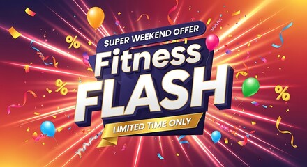 Don't miss our fitness flash sale this weekend only! Get ready to crush your goals with exclusive savings on your favorite gym memberships, training programs, and premium health supplements now
