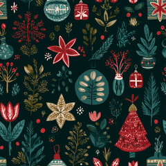 Christmas seamless pattern
