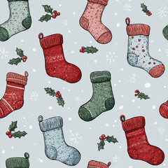 Christmas seamless pattern

