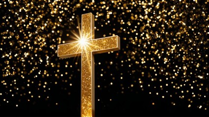  十字架, 神, チャーチ, 宗教の, イースター, 神聖な, スピリチュアリティ,クリスマス, 星, 光, 夜, 休日, 空間, 星の多い, マジック, 