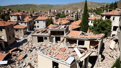 地震, 災害, 被災地, 倒壊, 崩壊, 瓦礫, 廃墟, 都市崩壊, 被害, 壊滅, 惨状, 緊急, 危機, 修羅場, 無残, 深刻, 
