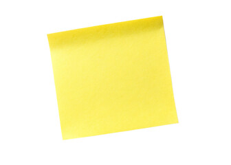 Sticky note isolated  on white background