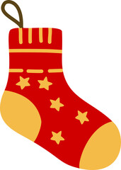 red christmas sock