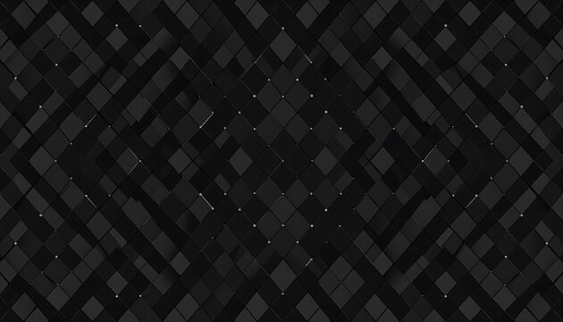 Abstract background features geometric shapes and subtle metallic accents arranged in a repeating diamond-like pattern, creating a sleek and modern aesthetic