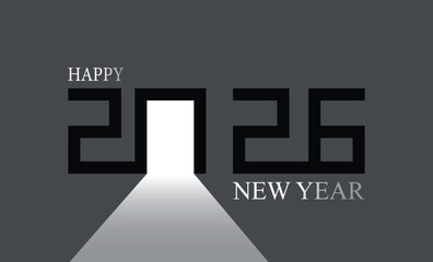 Happy New Year 2026 A Door to the Future