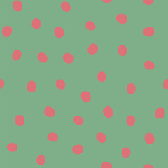 Seamless repeating pattern bright and vibrant in Christmas color combinations Christmas, snowy winter, sky concept. Vector background for gift wrap, surface design and other design projects