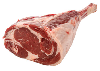 raw halal lamb leg png