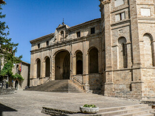 Obraz premium Cathedral of San Vicente Mártir in Roda de Isábena, Huesca, Spain