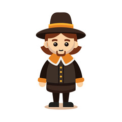 cartoon cowboy with hat