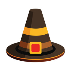 3d vector illustration of a black safety hat