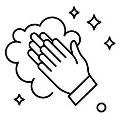 handshake icon vector illustration with white background