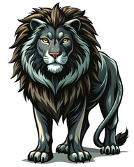 Fototapeta premium Spider, real print Style, white background 