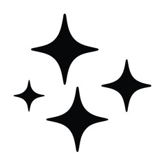 Obraz premium Vector illustration of sparkles and stars shiny festive elements scalable svg