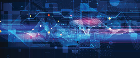 Abstract high technology and science background