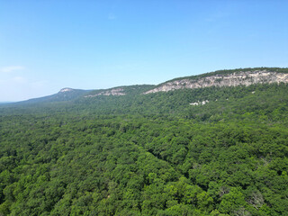 Obraz premium shawangunk mountains ridge scenic landscape gunks mountain climb climbing sam's point gertudge's nose campground hike hiking trek trekking adventure cliff cliffs rock rocky ledge mohonk minnewaska 
