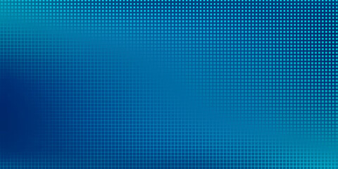 Naklejka premium Abstract geometric background with blue rhombuses of variable size. Gradient halftone transition from dark blue to azure. Wallpaper for screensavers or backgrounds for covers. Smooth color change.