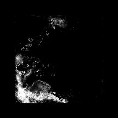 Rust Stain Alpha Channel, Transparent Oxidized Texture