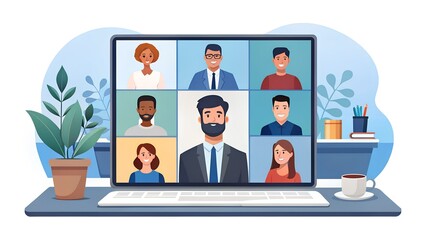 business people working on laptop