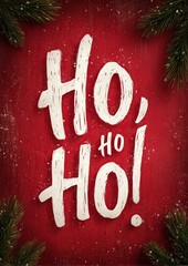 Beautiful illustration with Christmas text motif