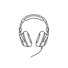 Headphones Graphic Illustration
