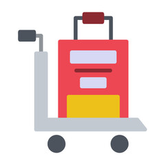 Luggage Cart Icon