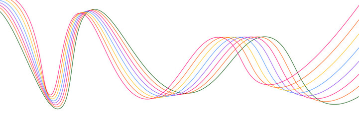 Creative abstract curved line texture background