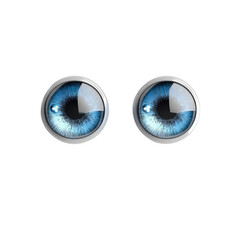  Pair of contact lenses isolated [Transparent Background PNG].