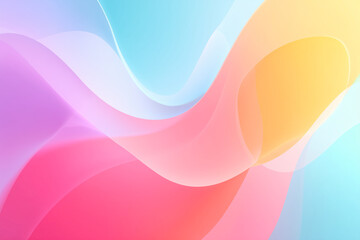 Naklejka premium Abstract vibrant background with smooth colourful flows