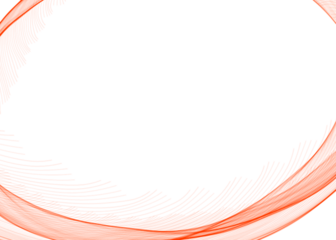 Abstract red swirl isolated on transparent background