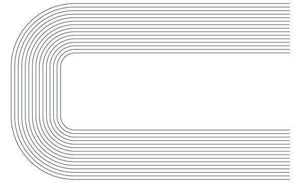 Abstract rectangular geometric line pattern. This is a simple element for modern graphic compositions.