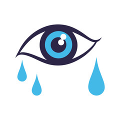 Fototapeta premium eye liquid swirls and drops vector