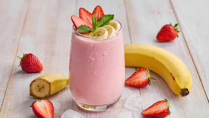 strawberry banana smoothie