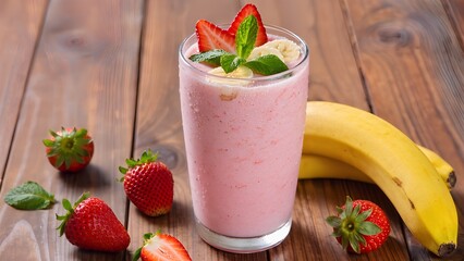strawberry banana smoothie
