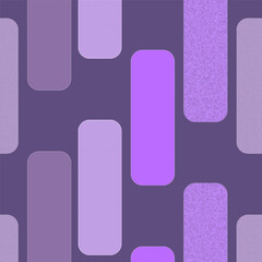 a seamless pattern of lilac rectangles with rounded edges