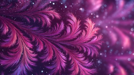 beautiful pink frost pattern 