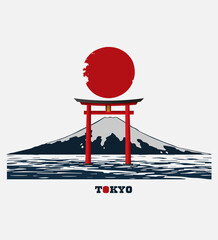 Tokyo and Japan themed design