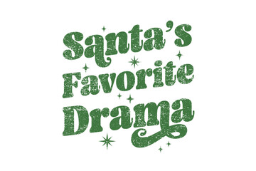 Fototapeta premium Santa's Favorite Drama